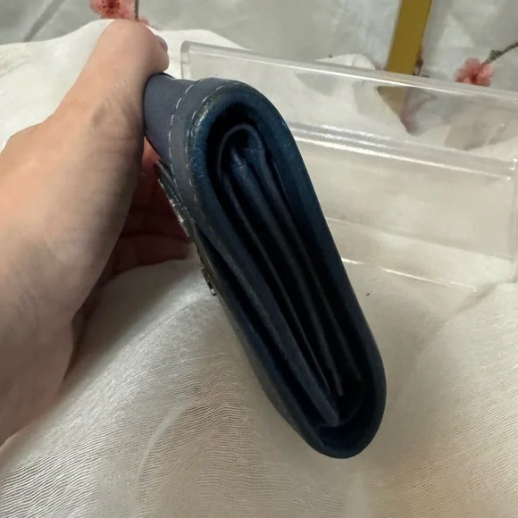 MCM Blue Leather Women's Wallet - Picture 5 of 11